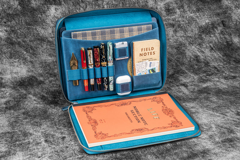 Galen leather Leather Compendium Bag - A4 – Atlas Stationers