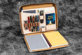 Galen leather Leather Compendium Bag - A4