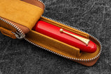 Galen Leather Zippered Magnum Opus Single Hard Case