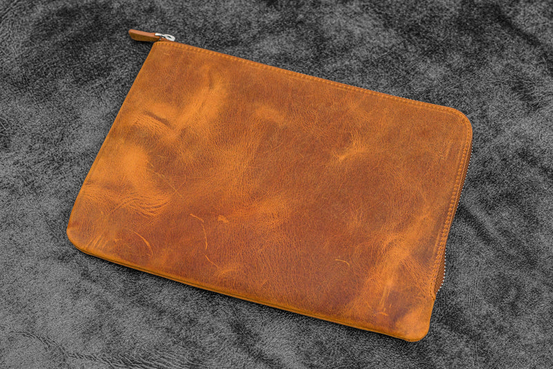 Galen Leather Writer's Bank Bag - Pen Puch