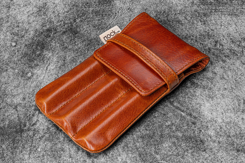 Galen Leather Legacy Collection X Nock Co Leather Lookout Pen Case