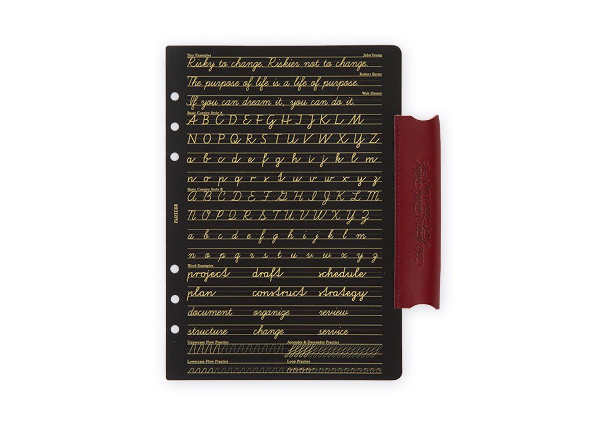 Plotter Liscio Leather Binder Limited BOX - A5 Size