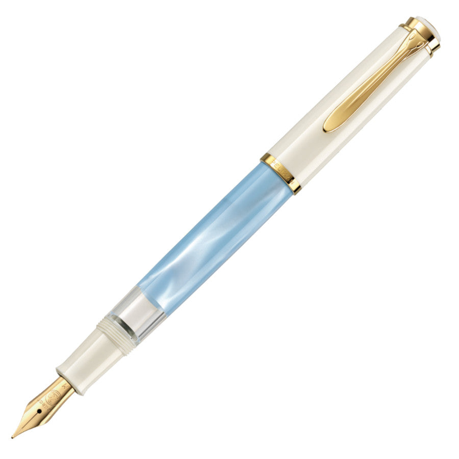 Pelikan M200 パステルブルー　Fニブ Pelikan Classic M200 Fountain Pen - Pastel Blue (Special Edition