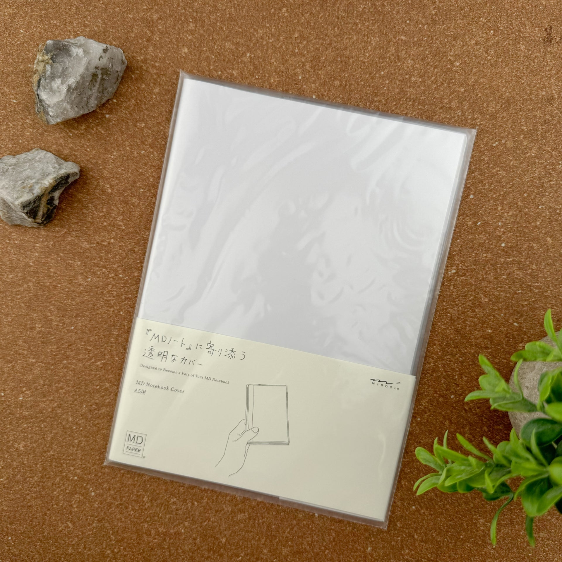 Midori 5 pocket clear holder Die cut number design