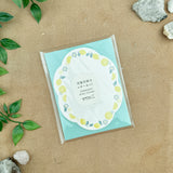 Midori Letterpress Die-Cut Stationery - Lemon