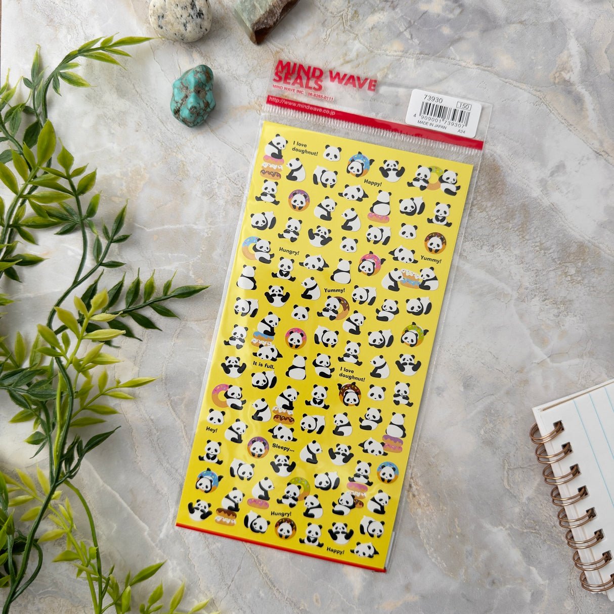 Mind Wave Sticker - Putit Donut Panda