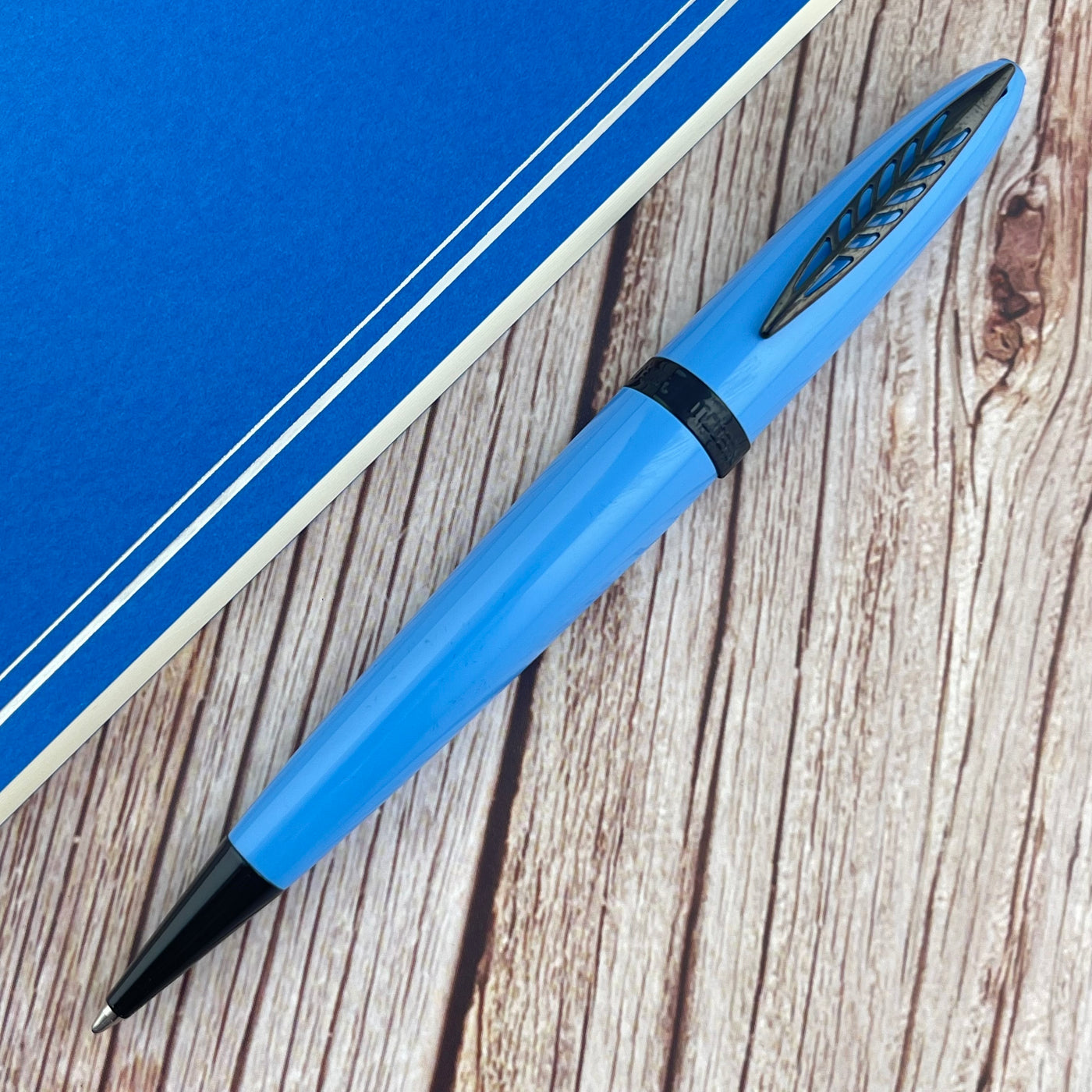 Pineider Modern Times Ballpoint Pen - Racing Blue