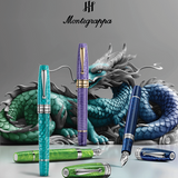 Montegrappa Regal Year of the Dragon Fountain Pen - Mamba Green (Doorbuster)