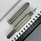 Monteverde Axis Fountain Pen - Matte Olive