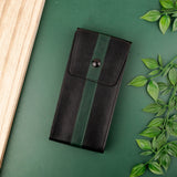 Monteverde Deluxe Collectors 3 Pen Case - Green/Black
