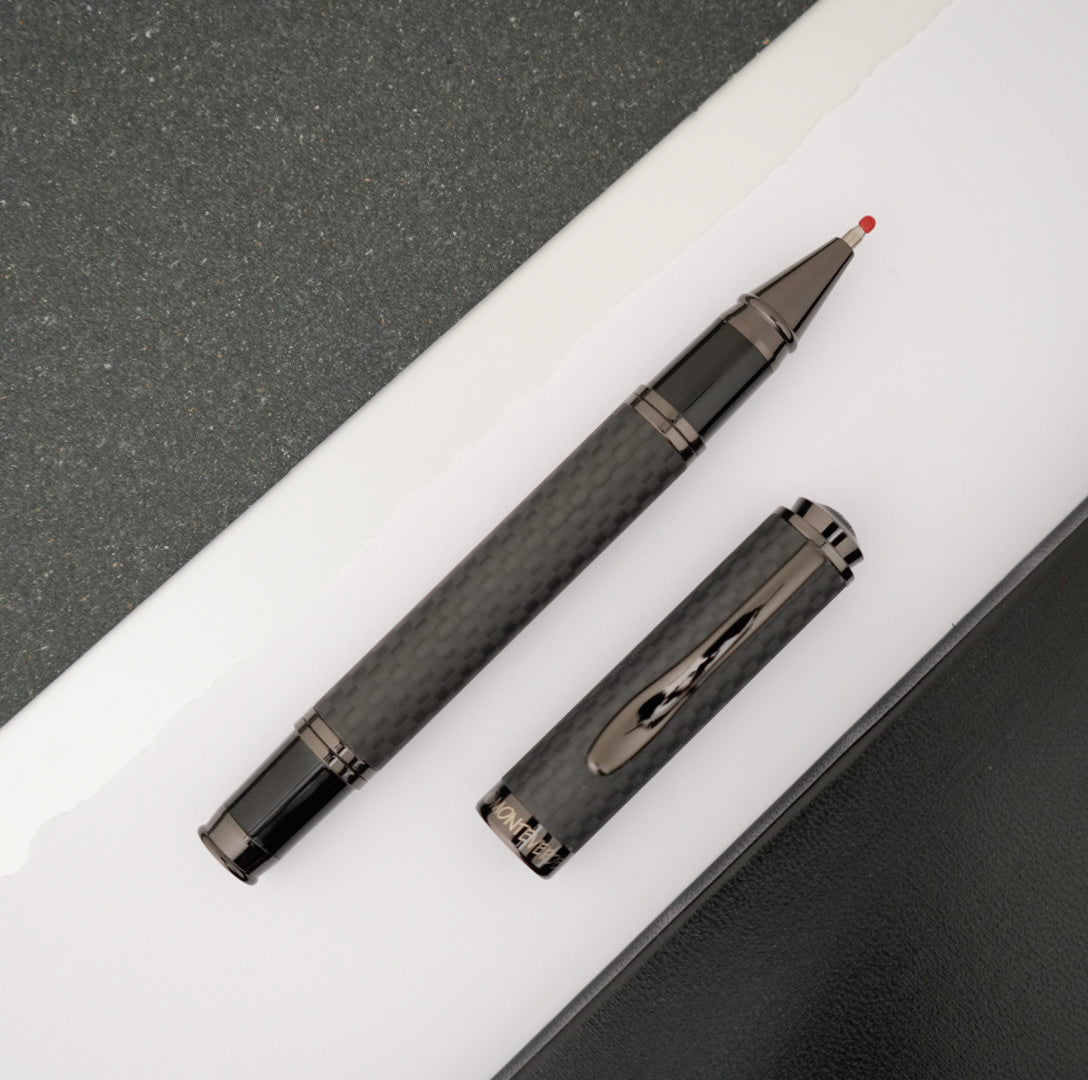 Monteverde Innova Rollerball Pen - Matte Carbon Fiber w/ Gunmetal