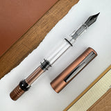Monteverde MP1 Fountain Pen and Aluminum Pen Holder Set - Mocha Mousse (Limited Edition)