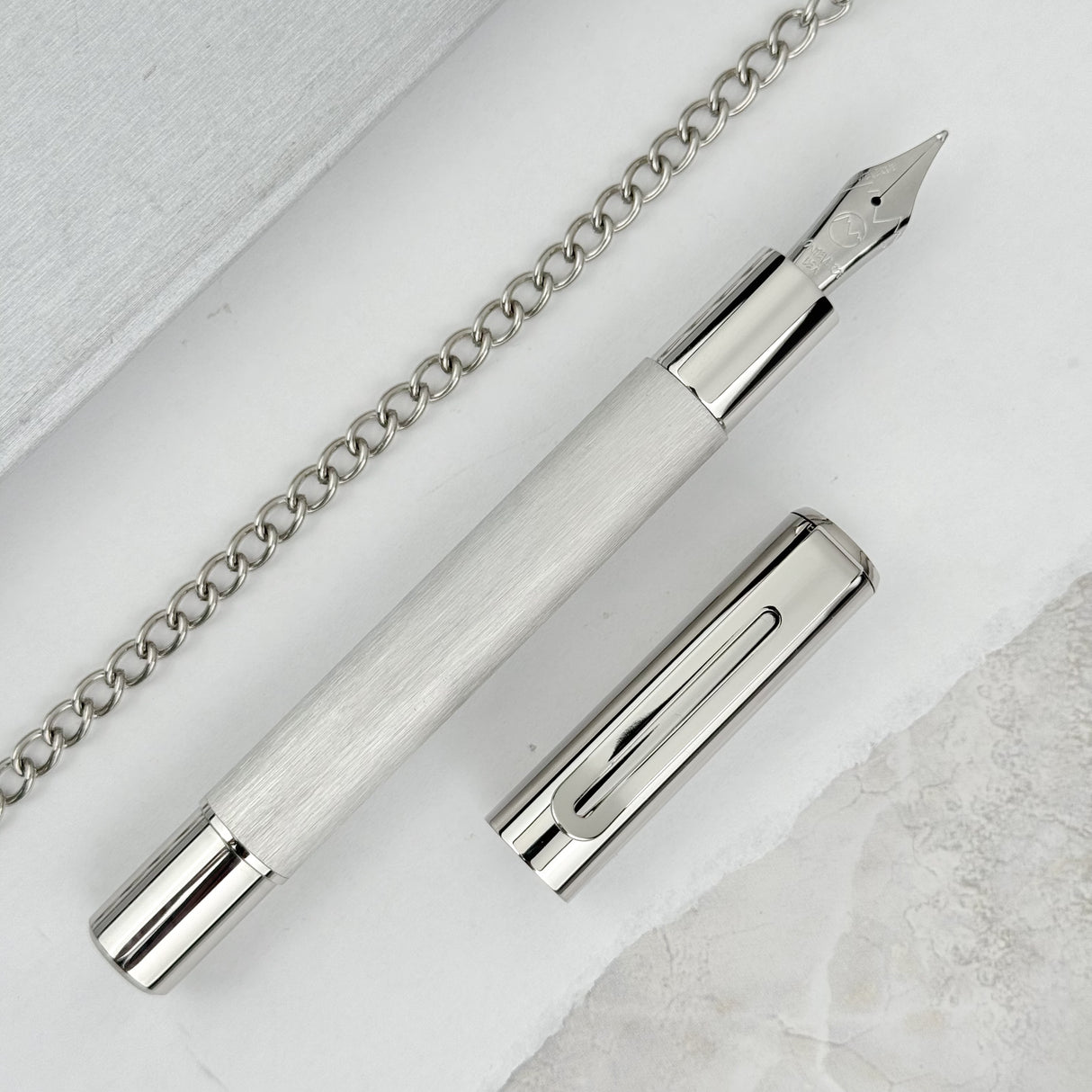Monteverde Ritma Fountain Pen - Brushed Stainless Steel (Special Edition)