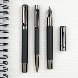 Monteverde Ritma Fountain Pen - Matte Carbon Fiber