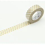 MT Washi Tape - Dot Gold 2