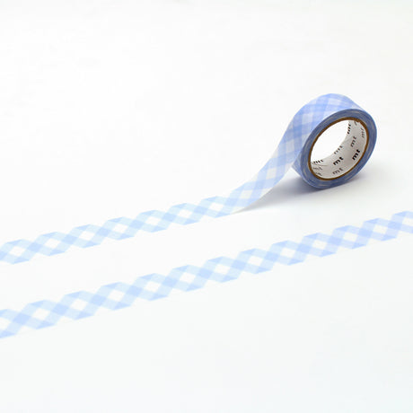MT-pastel-blue-checkered-washi-tape