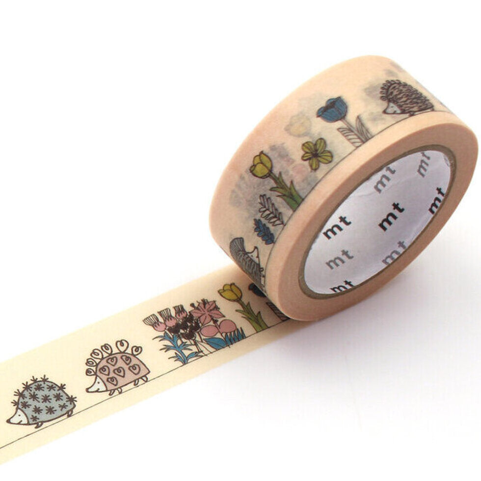 MT Washi Tape - Lisa Larson Hedgehog Garden
