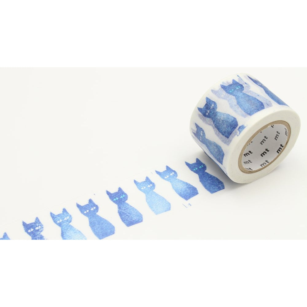 MT Washi Tape - Ao-Neko Blue Cat