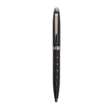Monteverde llusia Gel Ink Pen - Diamond Shapes Black Matte with Gunmetal Trim