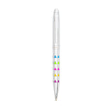 Monteverde llusia Gel Pen - Triangle Shapes Chrome with Chrome Trim