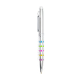 Monteverde llusia Gel Pen - Triangle Shapes Chrome with Chrome Trim