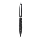 Monteverde llusia Gel Pen - Square Shapes Black Matte with Chrome Trim