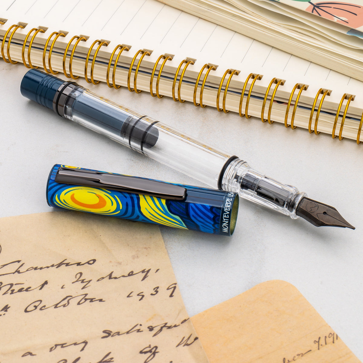 Monteverde MP1 Fountain Pen - Starry Night (Limited Edition)