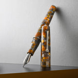 Leonardo Momento Zero Fountain Pen - Lava E Cenere with Gold Trim (Limited Edition)