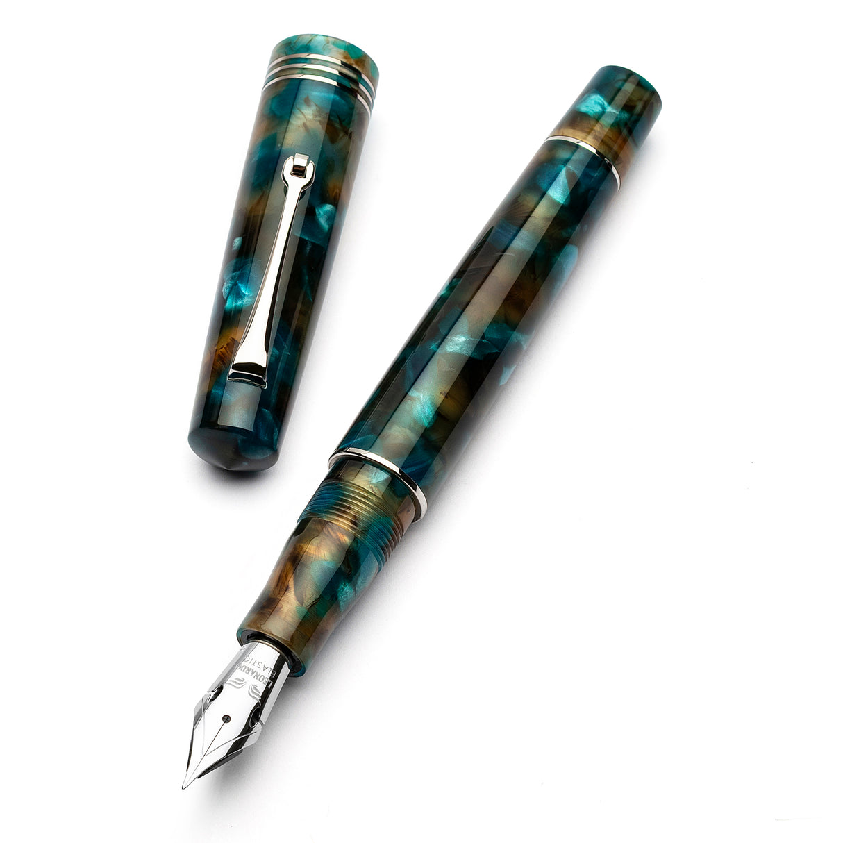 Leonardo Momento Zero Fountain Pen - Pausilya with Silver Trim (Limited Edition)