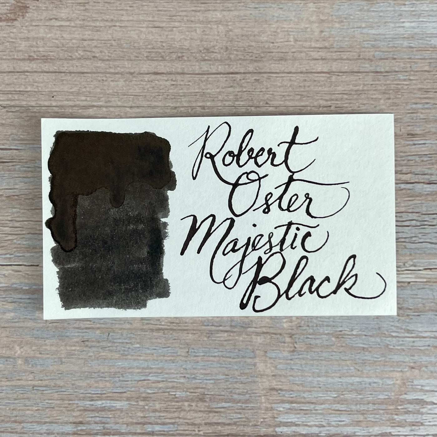 Robert Oster Majestic Black - 50ml Bottled Ink