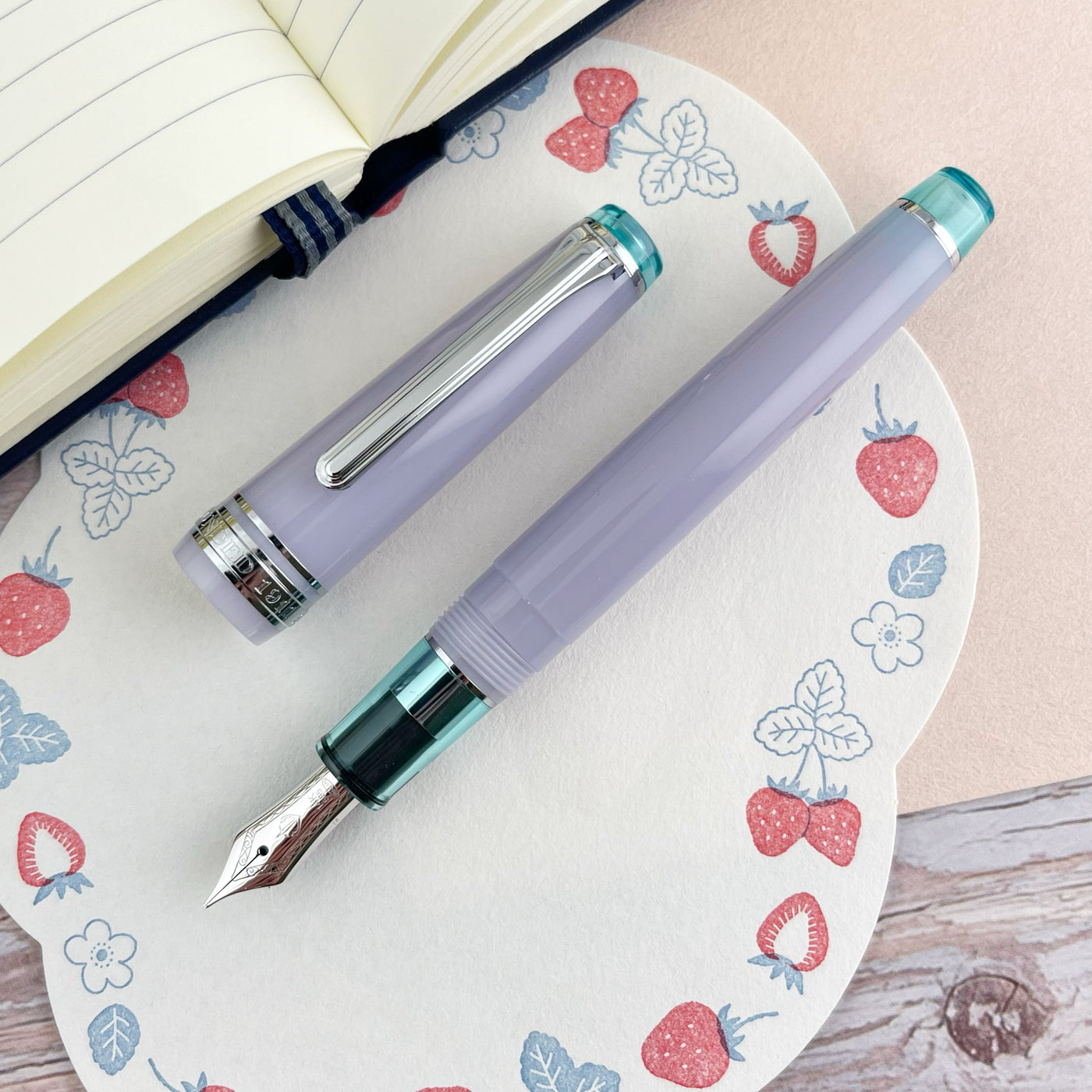 Sailor Pro Gear Slim Manyo Fountain Pen - Willow (Special Edition)