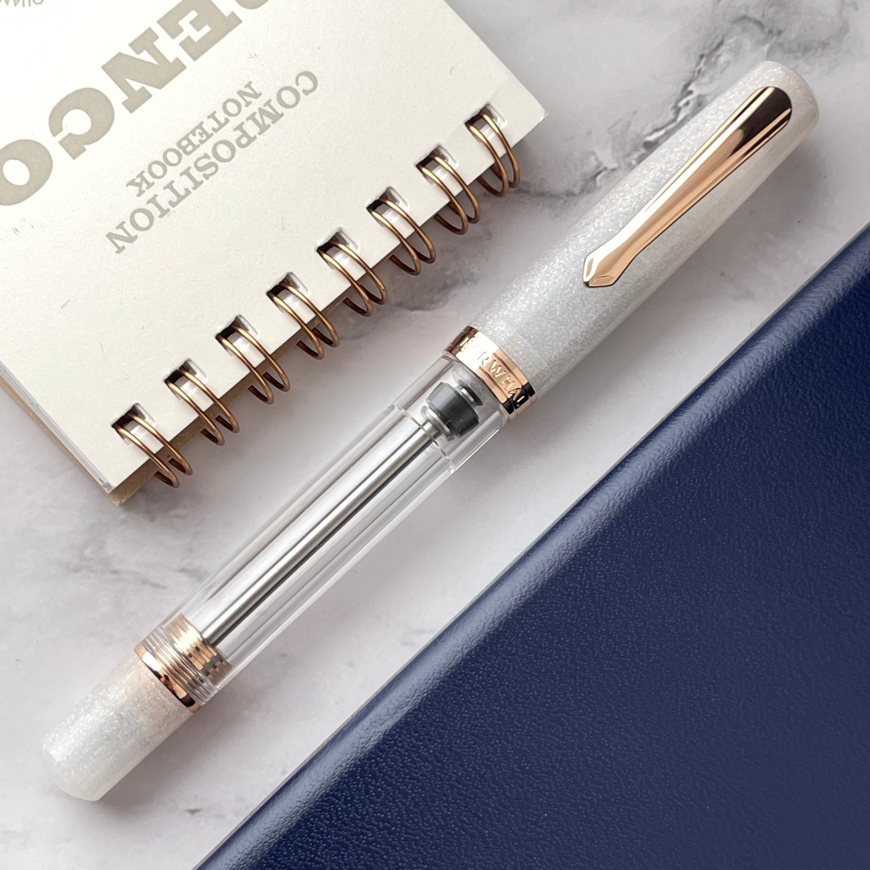 Nahvalur (Narwhal) Original Plus Fountain Pen - Matira Quartz