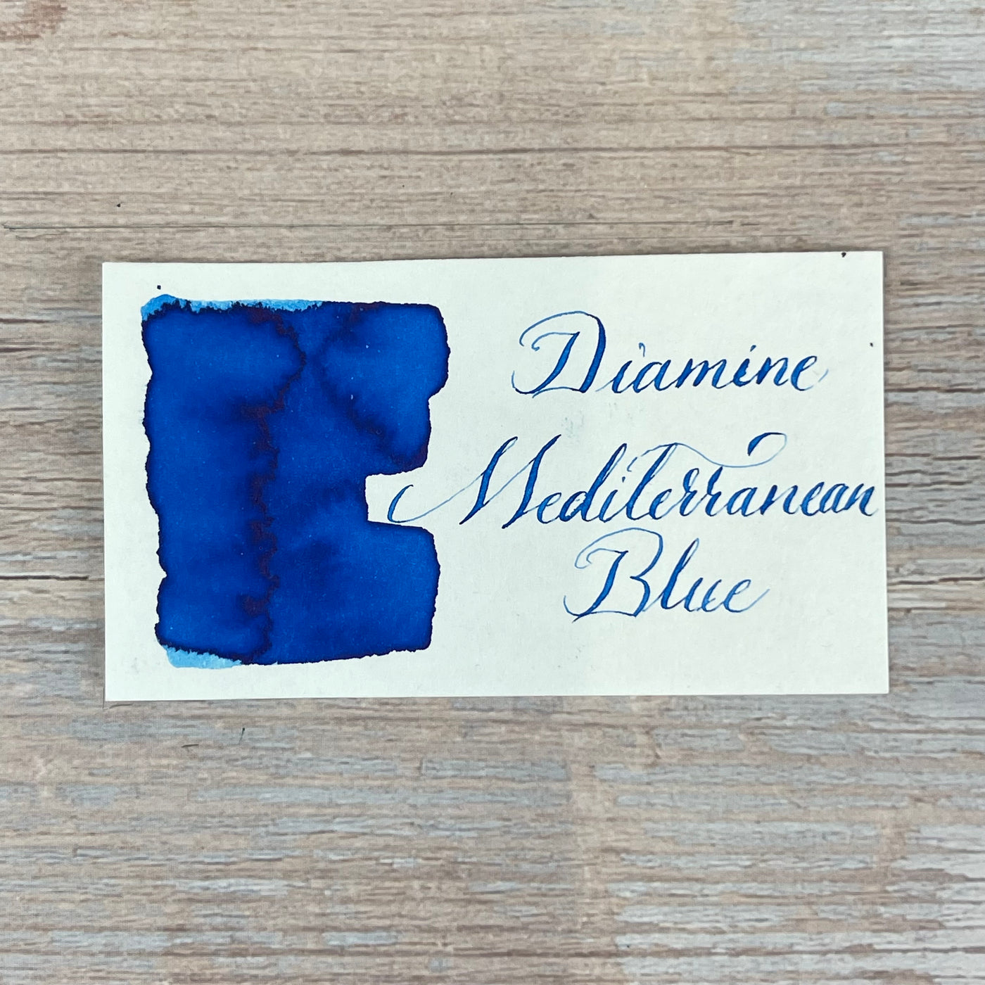 Diamine Mediterranean Blue - 80ml Bottled Ink