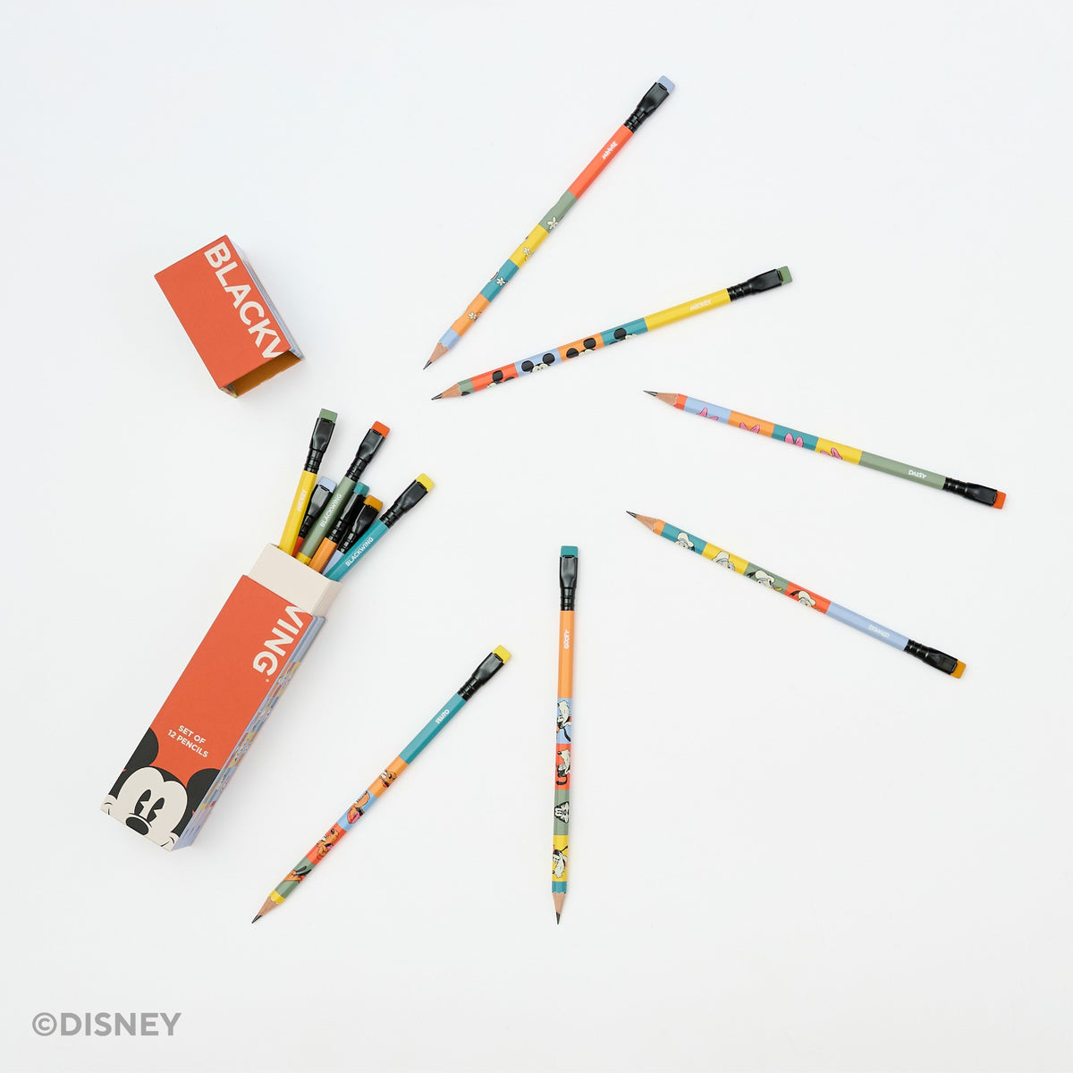 Blackwing x Disney Mickey and Friends Pencil Set (12 pcs)