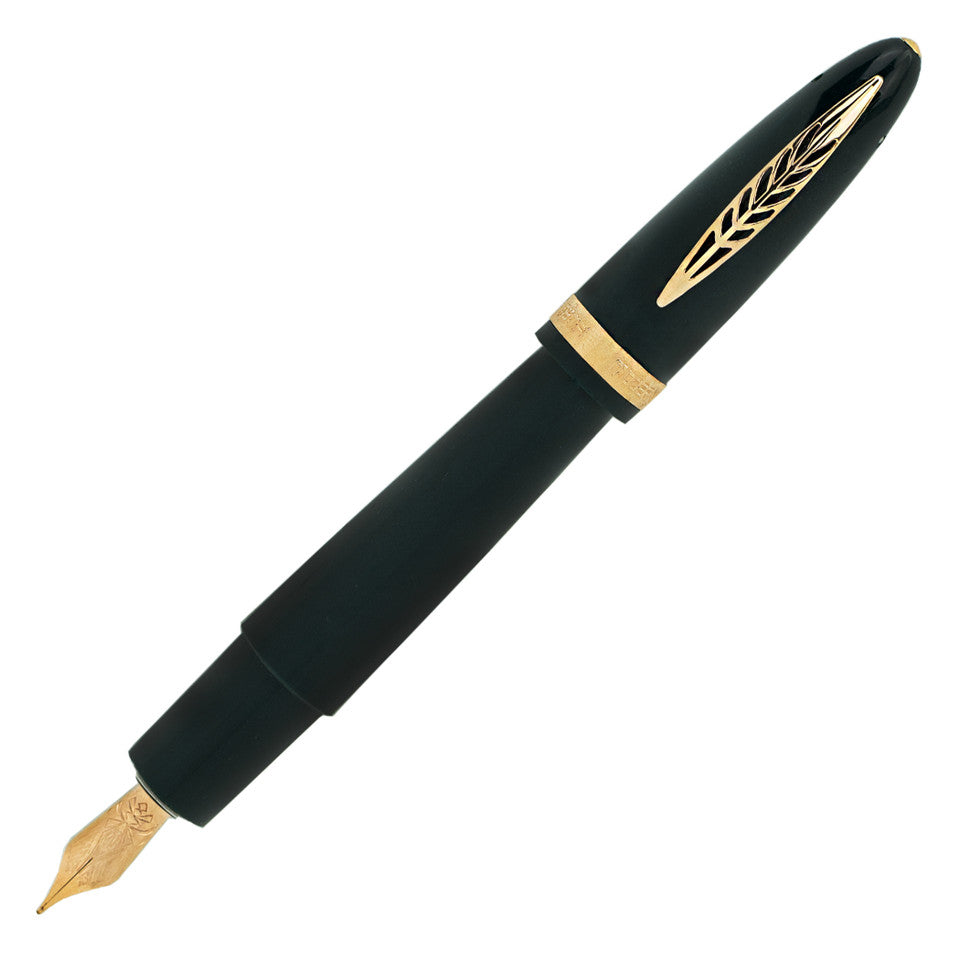 Pineider Modern Times Fountain Pen - Black w/ Rose Gold