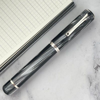 Montegrappa Masters Arte Fountain Pen - Pearl Grey Celluloid (Limited Edition)