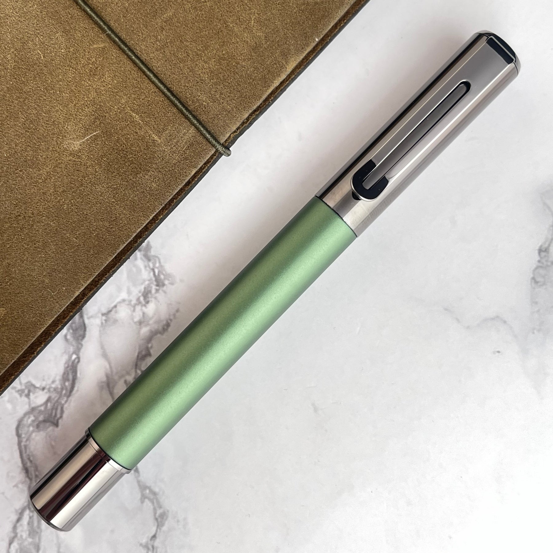 Monteverde Ritma Fountain Pen - Green | Atlas Stationers