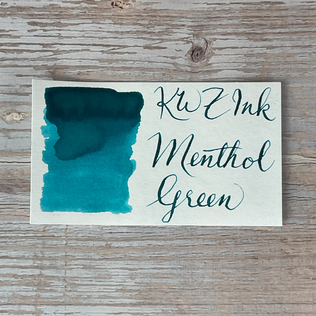 KWZ Menthol Green - 60ml Bottled Inks