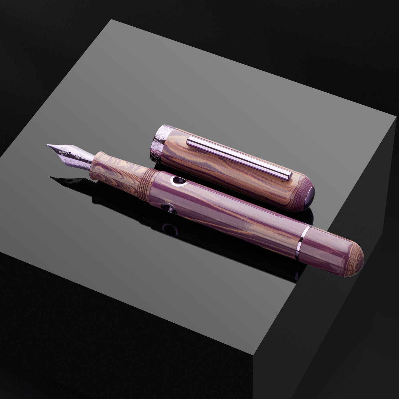 Nahvalur (Narwhal) Nautilus Fountain Pen - Mousseline Lilas (Limited Edition)