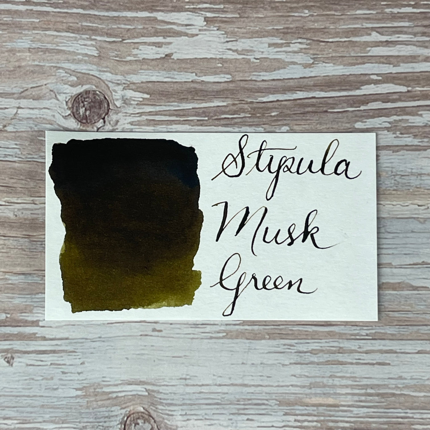 Stipula Calamo Musk Green - 70ml Bottled Ink