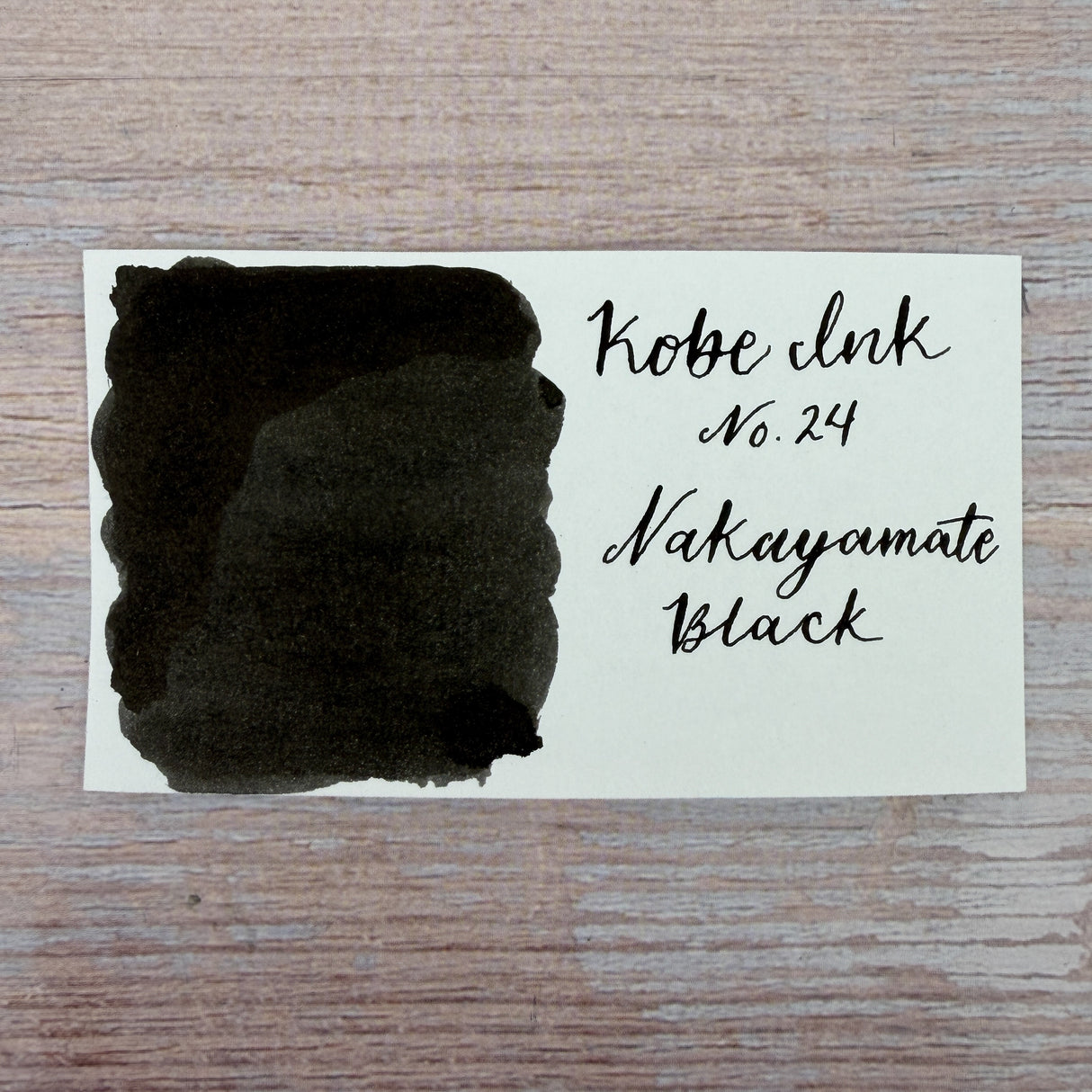 Nagasawa Kobe Ink 50ml Bottled Ink - Ink Story Vol. 24 Nakayamate Black