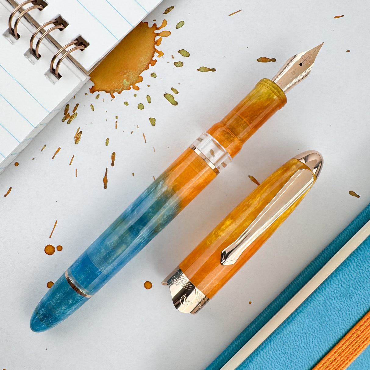 Nahvalur (Narwhal) Horizon Fountain Pen - Soleil