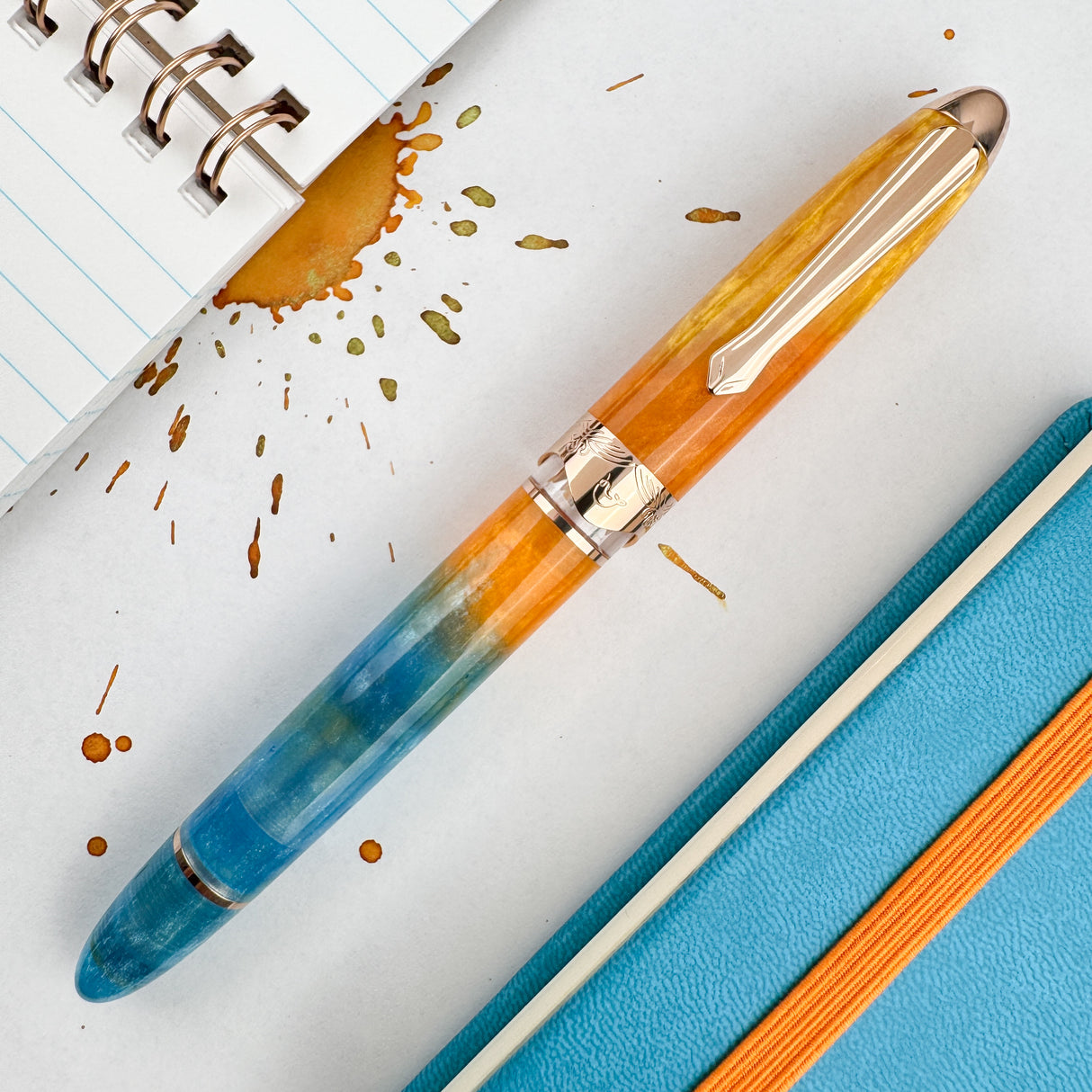 Nahvalur (Narwhal) Horizon Fountain Pen - Soleil