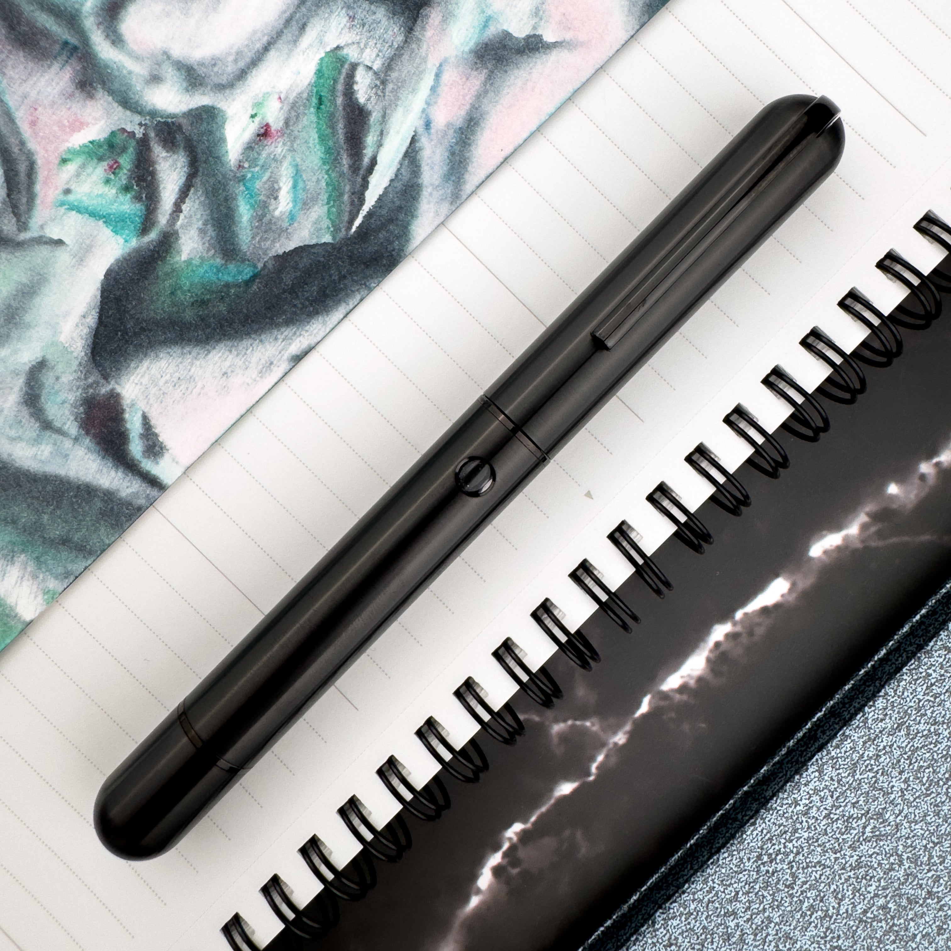 Nahvalur (Narwhal) Nautilus Fountain Pen - Ti Black – Atlas Stationers