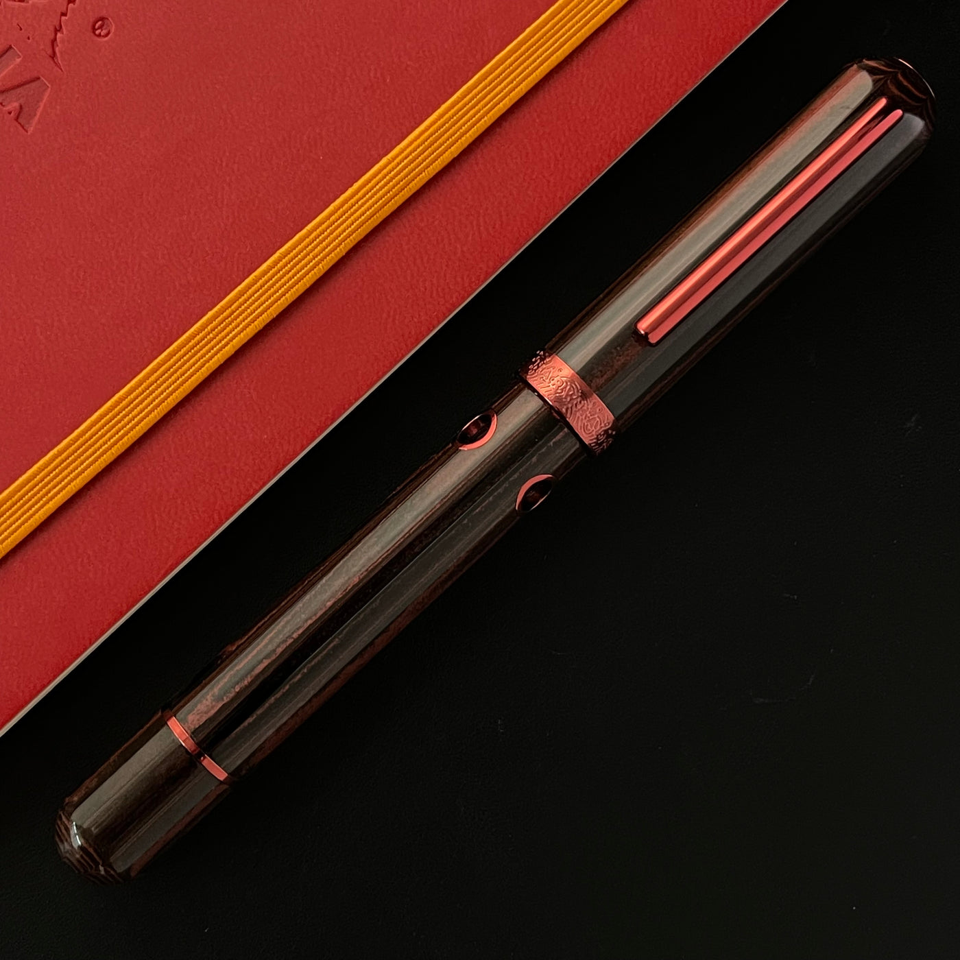 Nahvalur (Narwhal) Nautilus Fountain Pen -  Ruby Koi (Limited Edition)