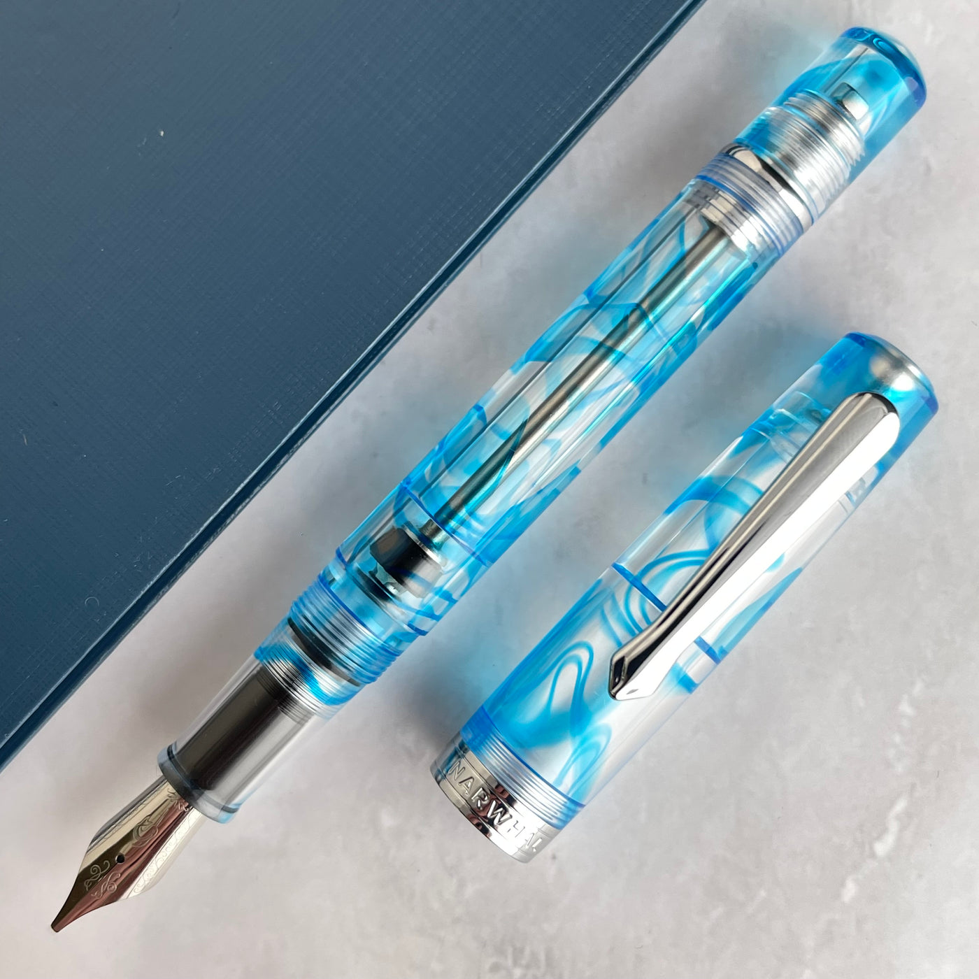 Nahvalur (Narwhal) Original Plus Fountain Pen - Azureus Blue