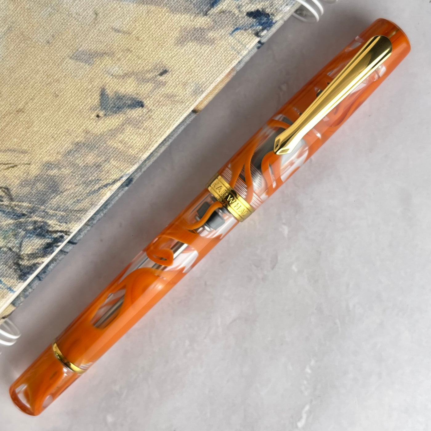 Nahvalur (Narwhal) Original Plus Fountain Pen - Garibaldi Orange
