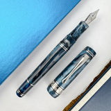 Nettuno Superba Fountain Pen - Blue Mamba Suspended Animation (Limited Edition)