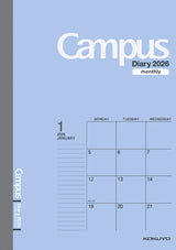 Kokuyo Campus Monthly Diary - A5