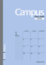 Kokuyo Campus Monthly Diary - A6